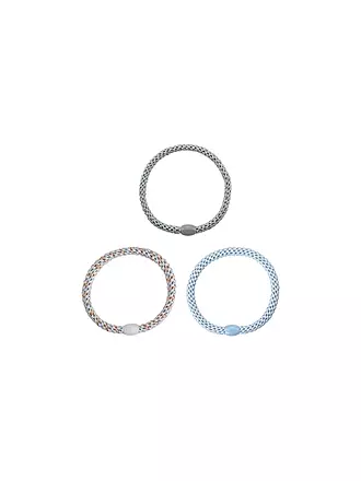 KKNEKKI | Elastici per capelli, confezione da 6, BUNDLE 4 | hellblau